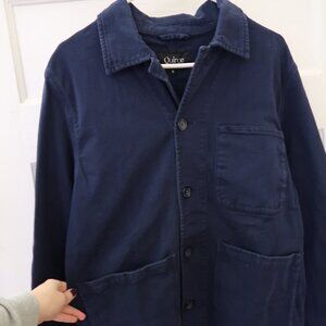 Quince blue chore jacket